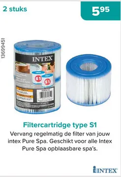 Aanbieding: Filtercartridge type S1
