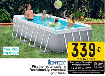 Aanbieding: Piscine rectangulaire Rechthoekig zwembad