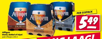 Aanbieding: Affligem blond, dubbel of tripel