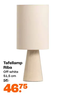 Aanbieding: Tafellamp Riba