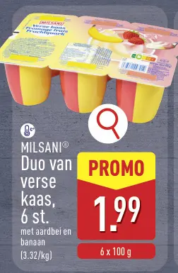 Promotie: MILSANI® Duo van verse kaas