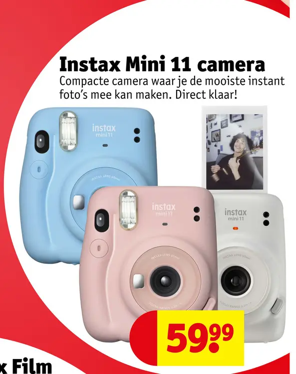 Aanbieding: Instax Mini 11 camera