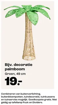 Aanbieding: decoratie palmboom