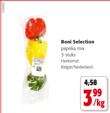 Promotie: paprika mix