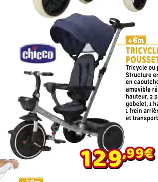 Offre: TRICYCLE-POUSSETTE PLIABLE