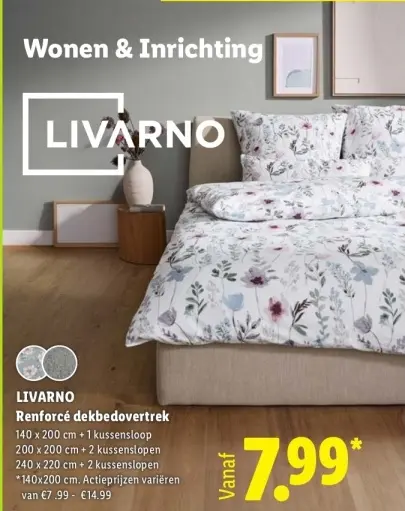 Aanbieding: Renforcé dekbedovertrek