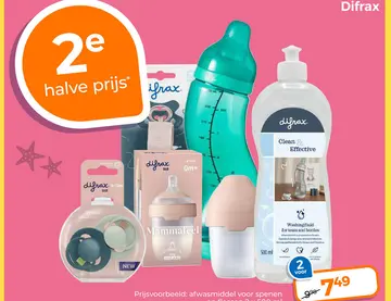 Aanbieding: afwasmiddel voor spenen