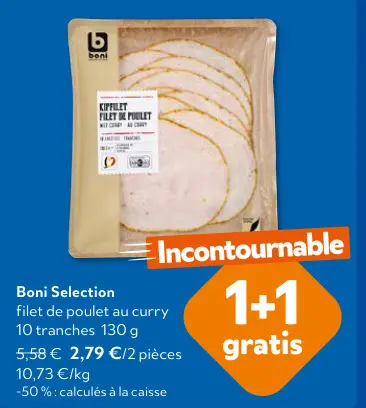 Offre: Filet de poulet au curry