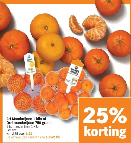 Aanbieding: Mandarijnen