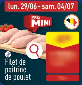 Offre: Filet de poitrine de poulet