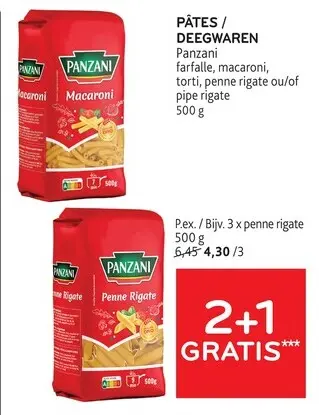 Offre: Pâtes / deegwaren