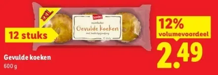 Aanbieding: Sondey Gevulde koeken