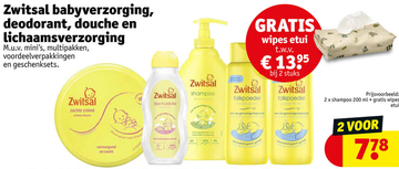 Aanbieding: Zwitsal zachte crème crime douce