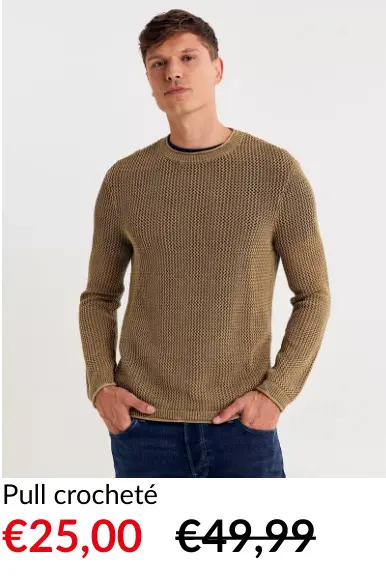 Offre: Pull crocheté