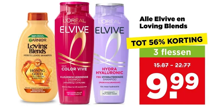Aanbieding: Elvive en Loving Blends