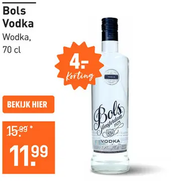 Aanbieding: Bols Vodka 70CL