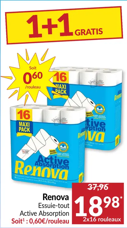 Offre: Essuie-tout Active Absorption