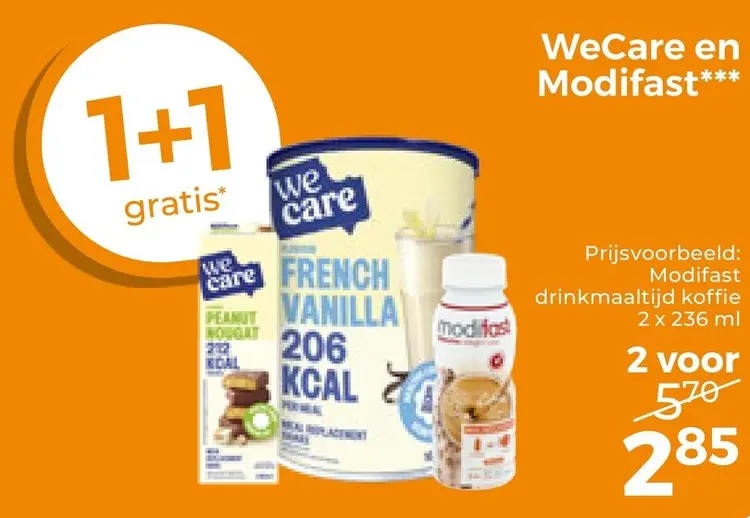 Aanbieding: WeCare en Modifast