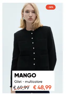 Offre: Gilet - multicolore Mango