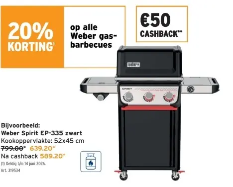 Promotie: Spirit EP-335 zwart