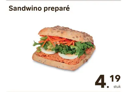 Promotie: Sandwino preparé