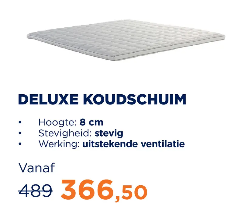 Aanbieding: Deluxe koudschuim