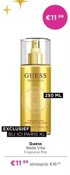 Aanbieding: Bella Vita Fragrance Mist