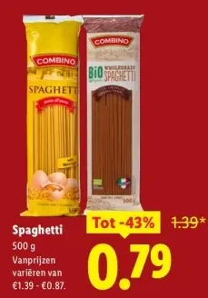 Aanbieding: Spaghetti