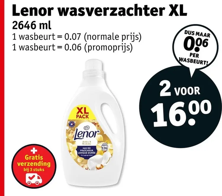 Promotie: Wasverzachter XL
