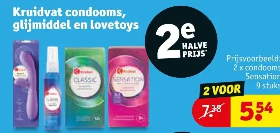Promotie: condooms, glijmiddel en lovetoys
