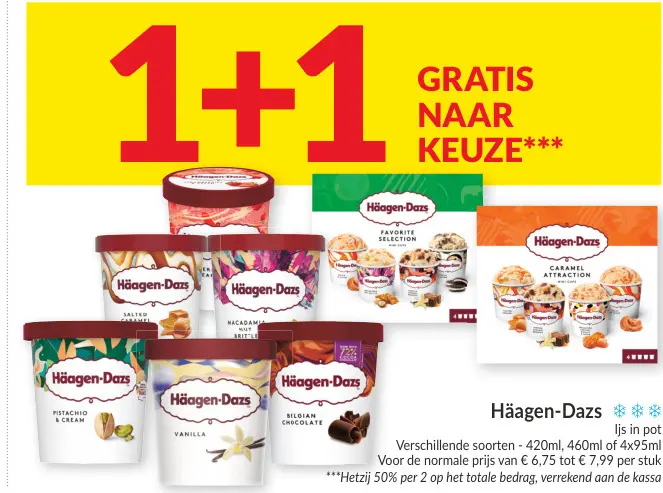 Promotie: Häagen-Dazs ijs in pot