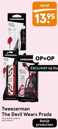 Aanbieding: Tweezerman The Devil Wears Prada