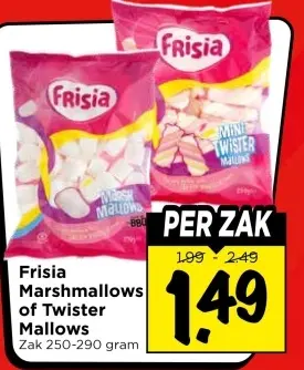 Marshmallows of Twister Mallows