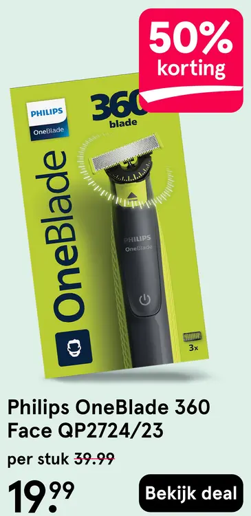 Aanbieding: OneBlade 360 Face QP2724/23