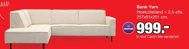 Aanbieding: Bank Yaro
