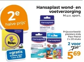 Aanbieding: Hansaplast wond- en voetverzorging