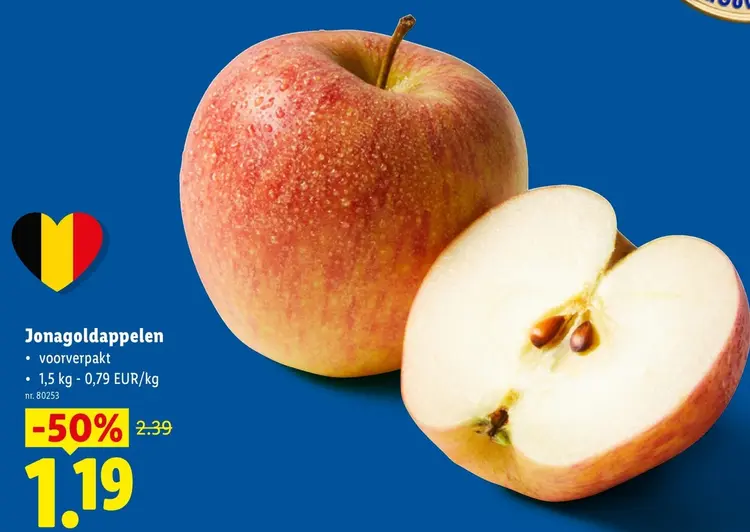 Promotie: Jonagoldappelen