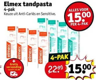 Promotie: Elmex tandpasta