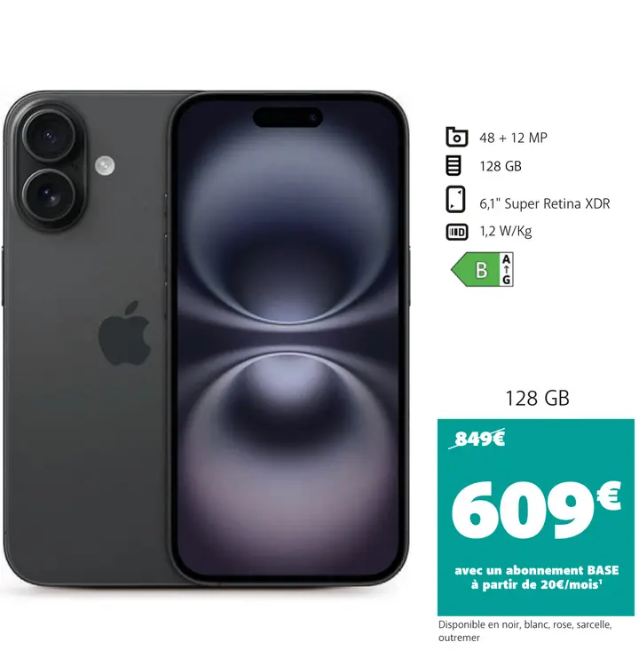 Offre: iPhone
