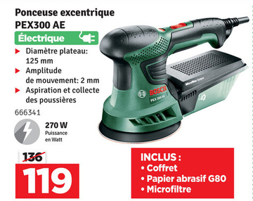 Aanbieding: Ponceuse excentrique PEX300 AE