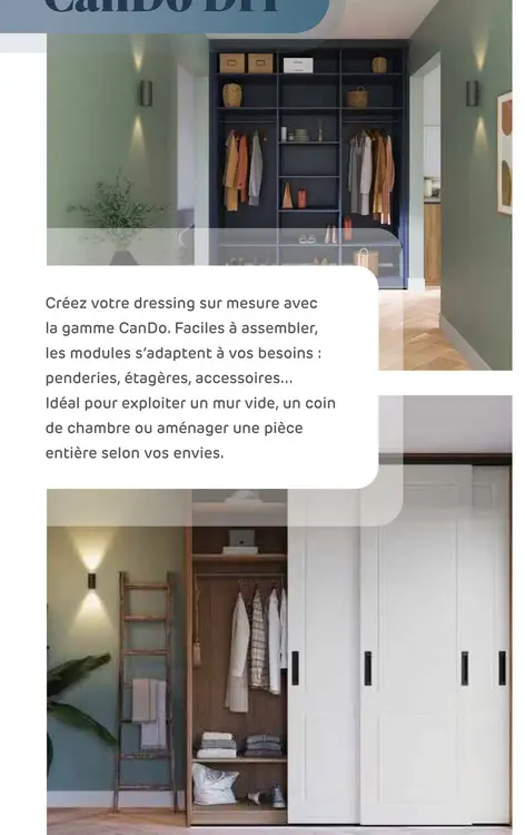 Offre: dressing sur mesure CanDo