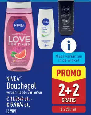 Promotie: Douchegel