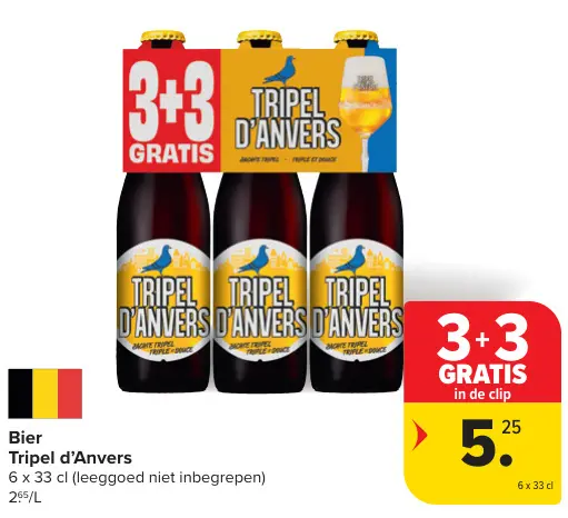 Promotie: Bier Tripel d'Anvers
