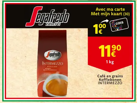 Offre: Café en grains / Koffiebonen