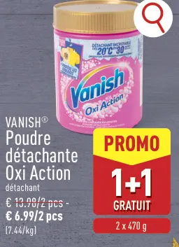 Offre: Poudre détachante Oxi Action