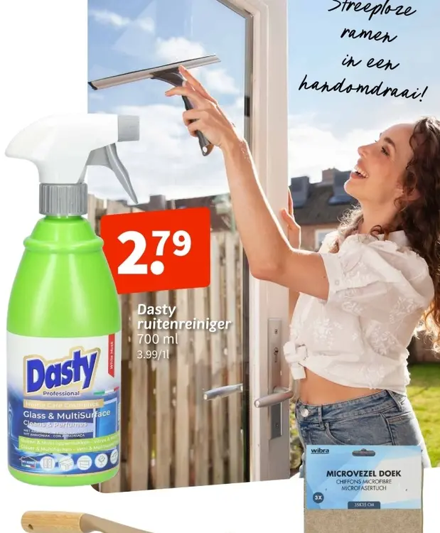Aanbieding: Dasty ruitenreiniger