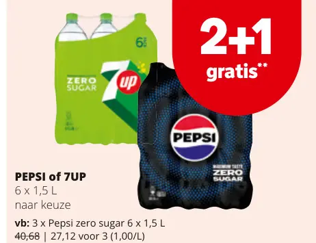 Promotie: PEPSI of 7UP