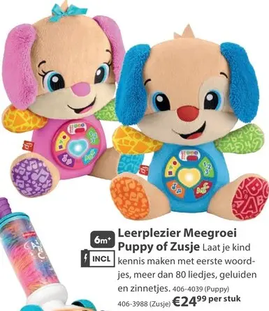 Aanbieding: Leerplezier Meegroei Puppy of Zusje