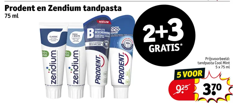 Aanbieding: Tandpasta