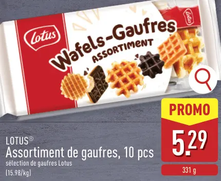 Offre: Assortiment de gaufres